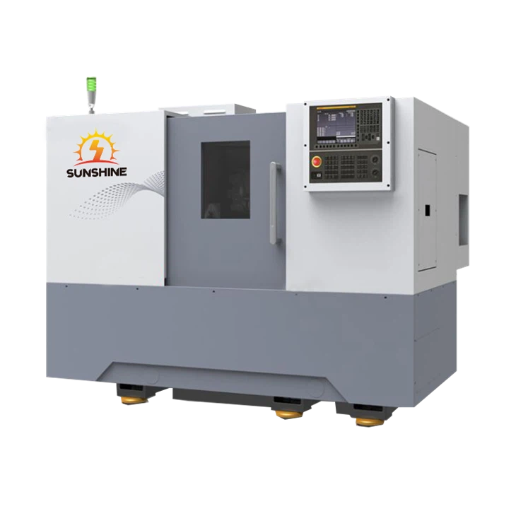 Inclined bed machine runs smoothly